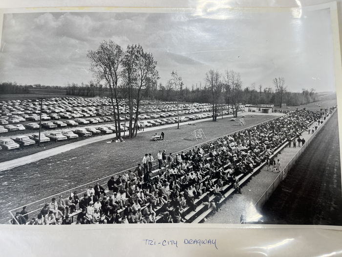 Tri-City Dragway - Vintage Photo From Jakob T Brill - John Pitts - Ed Quick (newer photo)